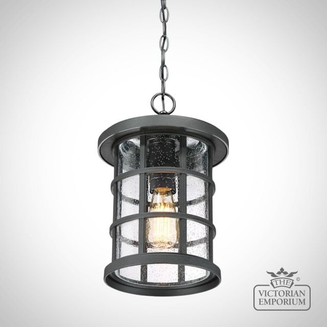 Outdoor Light Pendant Qz Crusade8 Blk 3