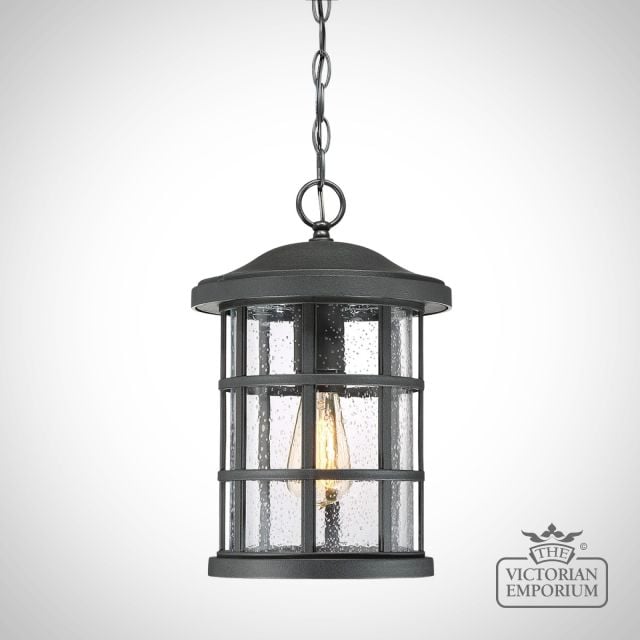 Outdoor Light Pendant Qz Crusade8 Blk 4