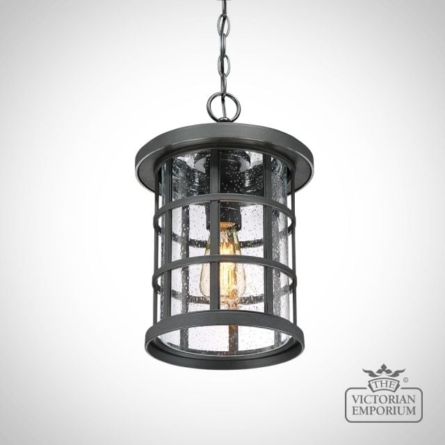 Outdoor Light Pendant Qz Crusade8 Blk 5