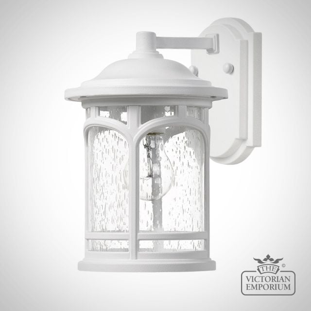Marble Head Exterior Wall Light In White S Wht 2