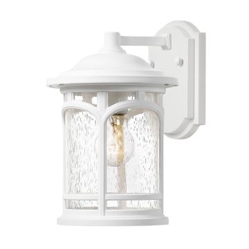 Marble Head Exterior Wall Light In White S Wht