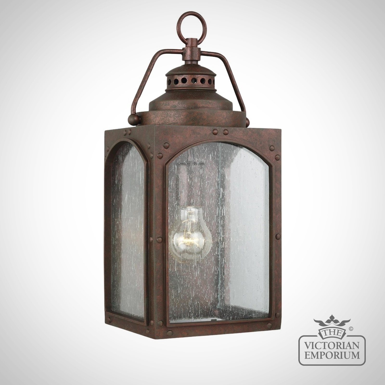 Randhurst exterior wall light in bronze in a choice of sizes