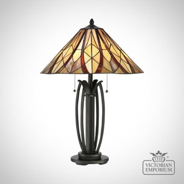 Tiffiny Style Light Table Qz Victory Tl