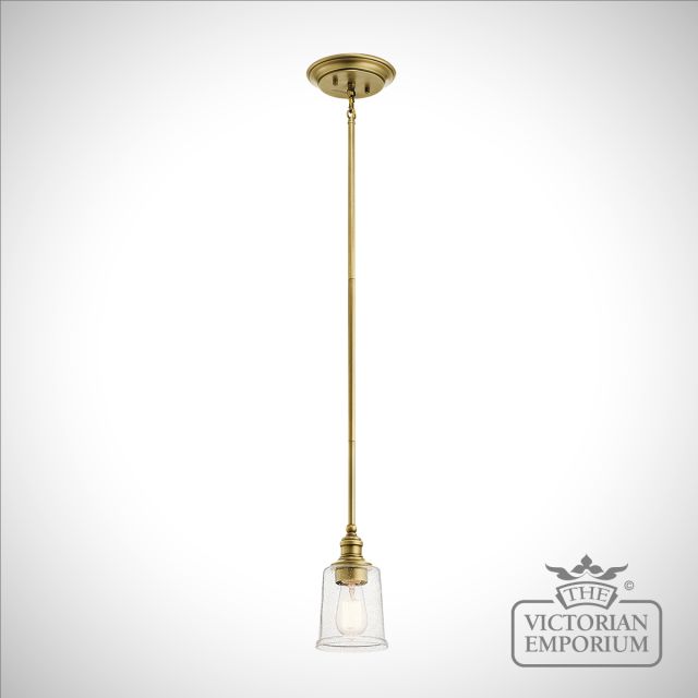 Waverley pendant - natural brass