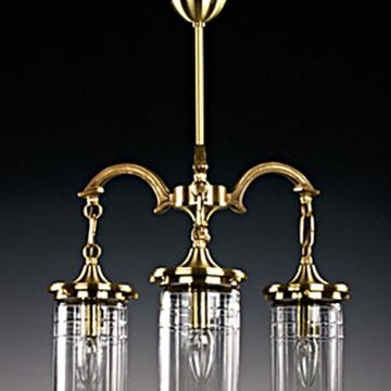 Crystal cast chandelier