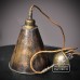 Traditional Old Classical Victorian Pattern Brass Industrial Tarnished Reclaimed Restoration Steampunk 19thcentury Pedentlamp