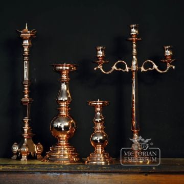 Traditional Old Classical Victorian Pattern Brass Industrial Tarnished Reclaimed Restoration Steampunk 19thcentury Candelabra