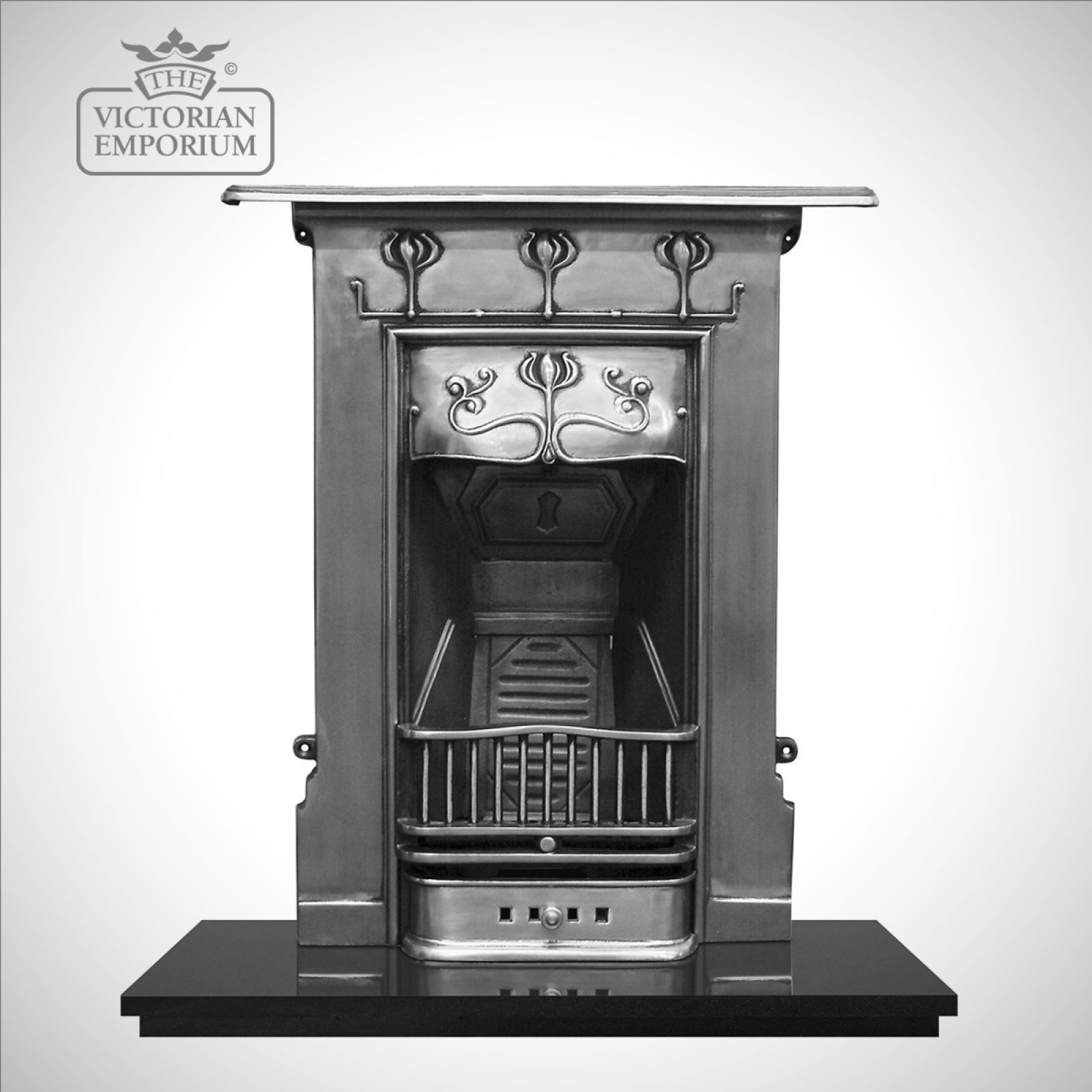 Abbotts Victorian style cast iron fireplace