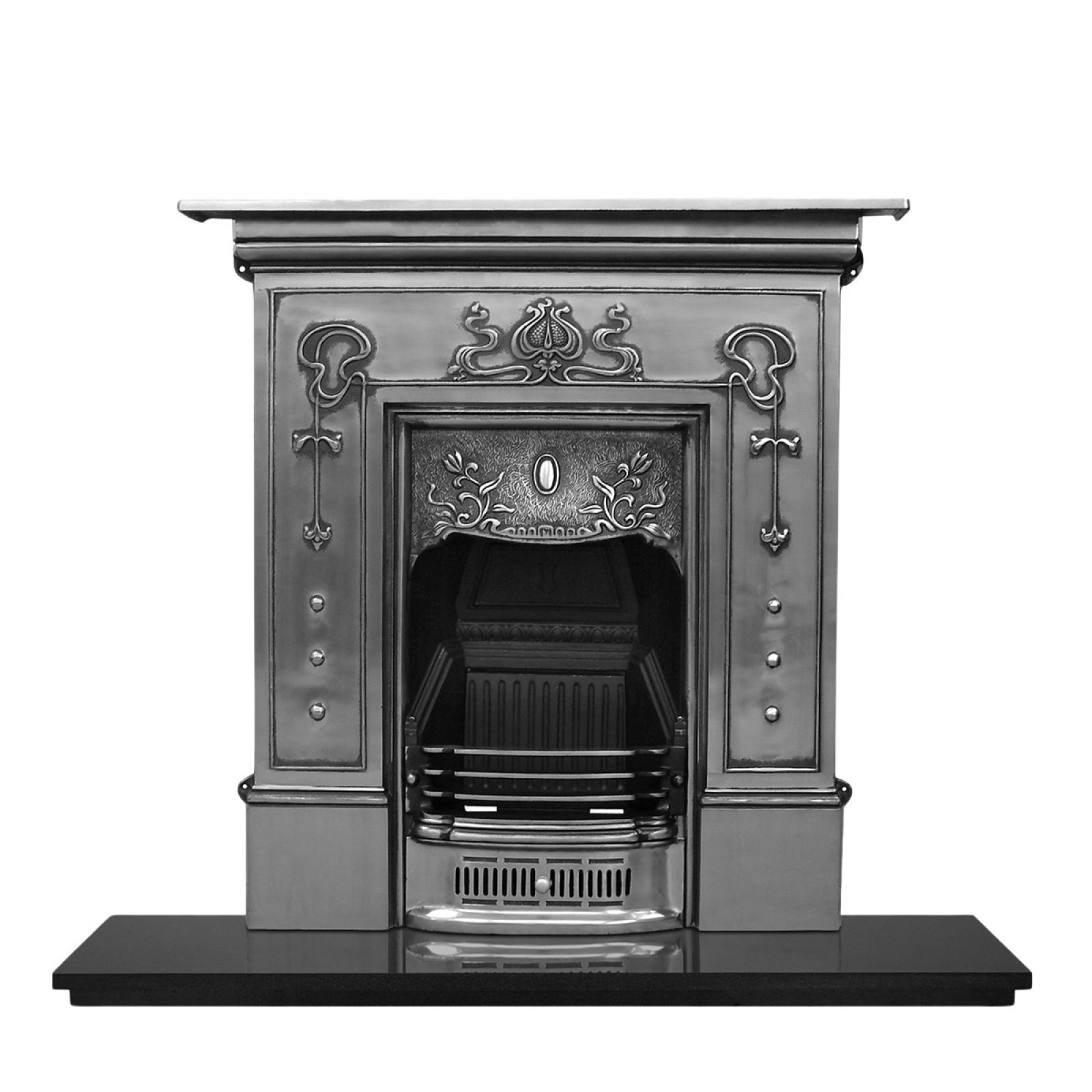 Belle Victorian Style Cast Iron Fireplace