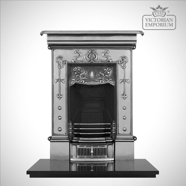 Belle Small Victorian style cast iron fireplace