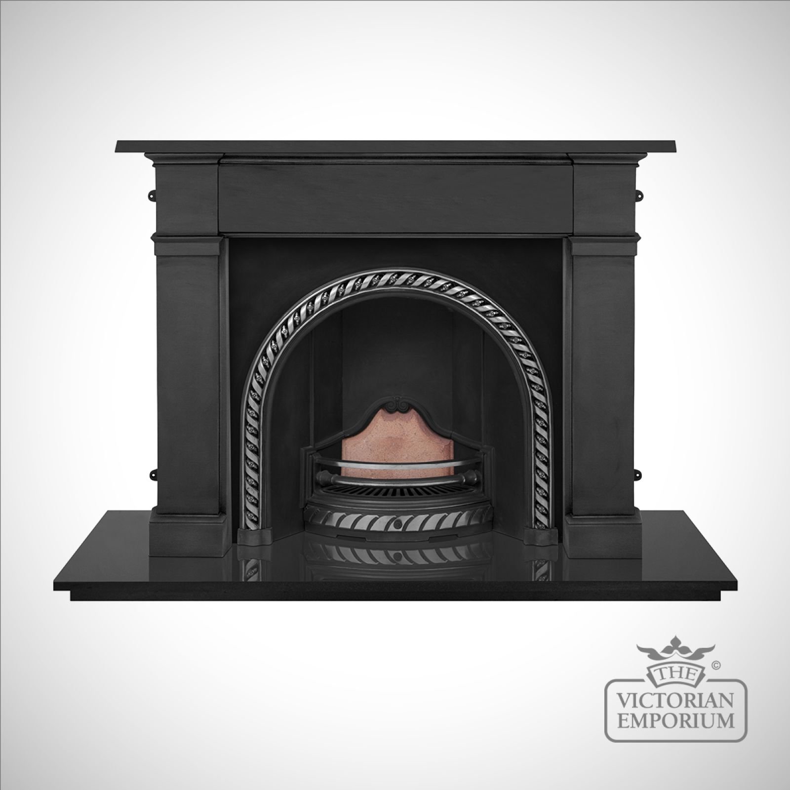 Westminster Victorian style cast iron fireplace insert