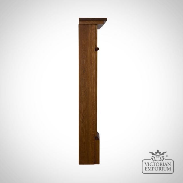 Wooden Fireplace Surround Style Berrington Smc196 Waxed Oak Close Up 3