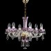Crystal pendent  coloured chandelier glor02