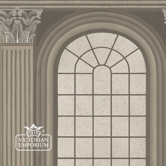 Victorian Wallpaper 3005 Verrio Mirrors Flat Full Repeat
