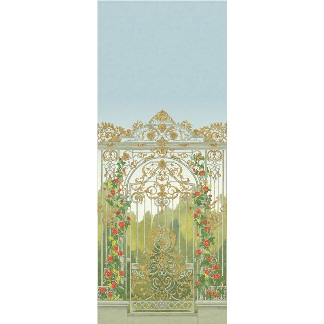 Victorian Wallpaper 8017 Tijou Gate Flat