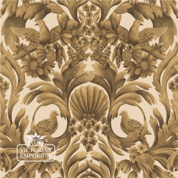 Victorian Wallpaper 9019 Gibbons Carving Flat