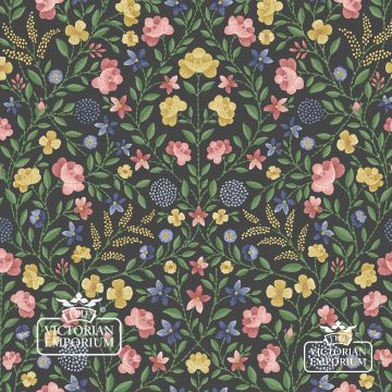 Victorian Wallpaper 13030 Court Embroidery Flat