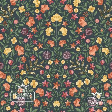 Victorian Wallpaper 13031 Court Embroidery Flat
