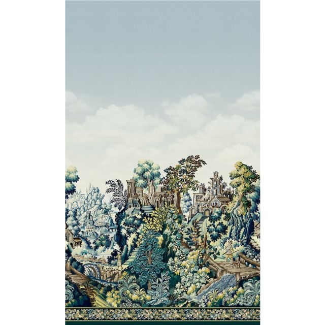 Victorian Wallpaper 17038 Verdure Tapestry Flat Full Repeat 2