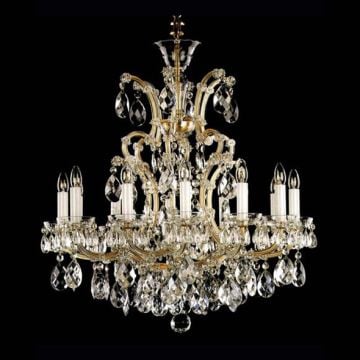 Grand bohemian crystal chandelier