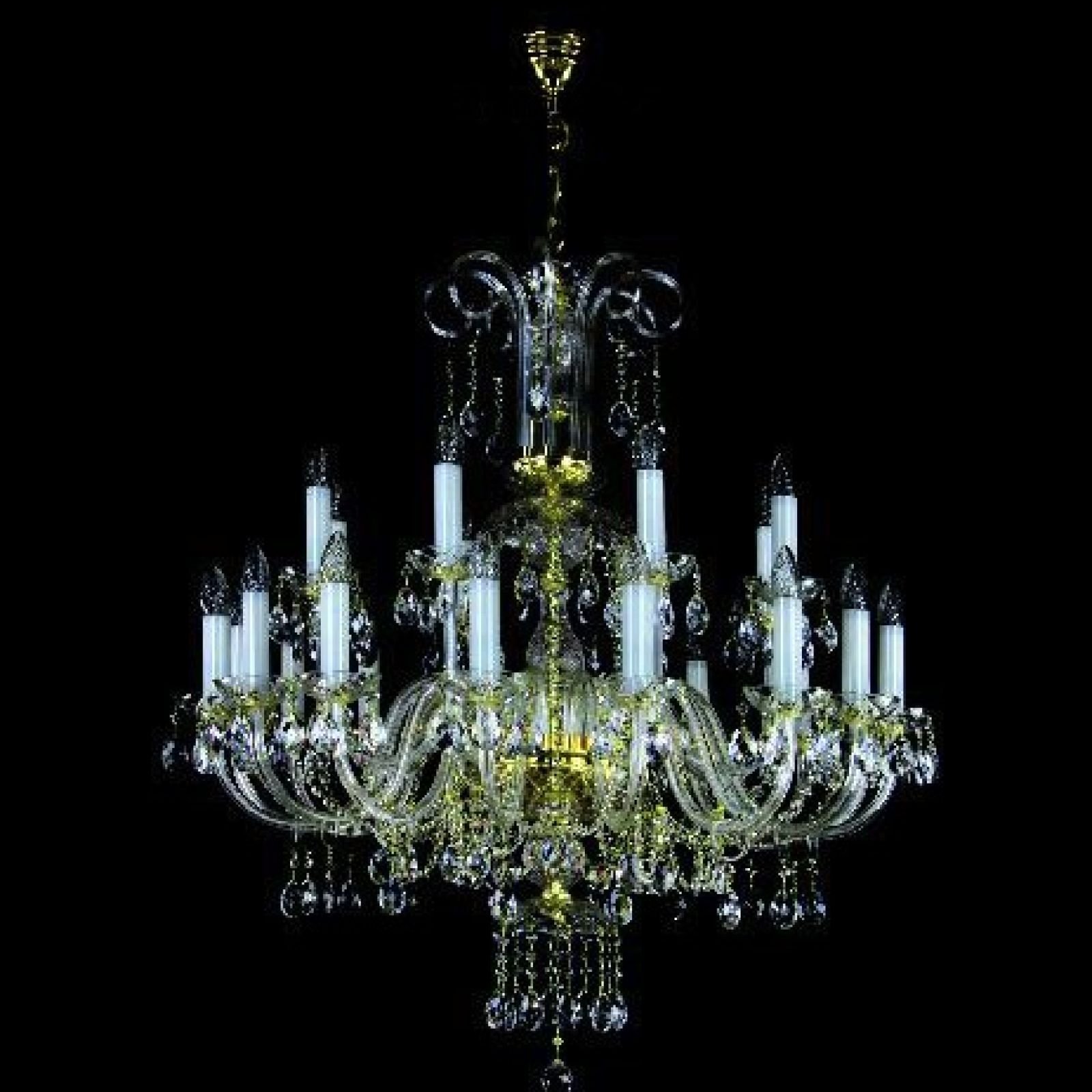 Traditional sparkling chandelier