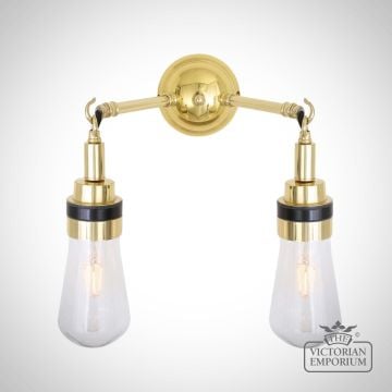 Meri Vintage Double Wall Light - Various Finishes