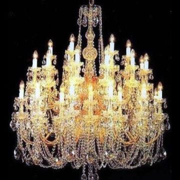 Magnificent large crystal chandelier