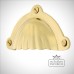 Moone-brass-drawer-shell-pull-handle-100mm-mlfp031polbrs 1