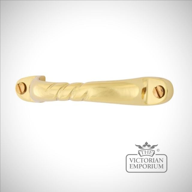 Skye brass pull handle in a choice of finishes
