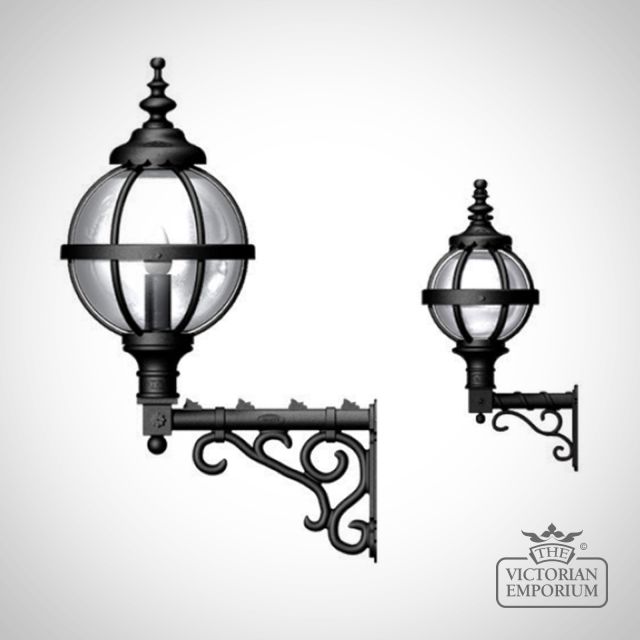Globe Lantern On Wall Bracket 241 H243
