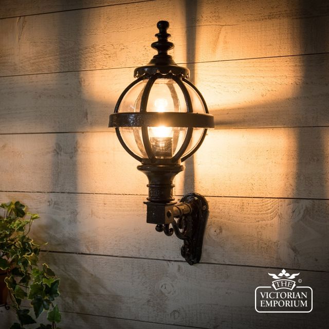 Globe Lantern On Wall Bracket  243