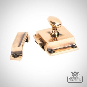 Cabinet Latch in Polished Bronze
