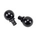 Curtain finial-black-49899 1
