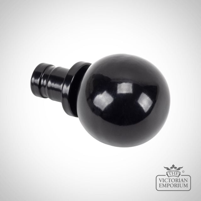 Curtain Finial Black 49899 Main