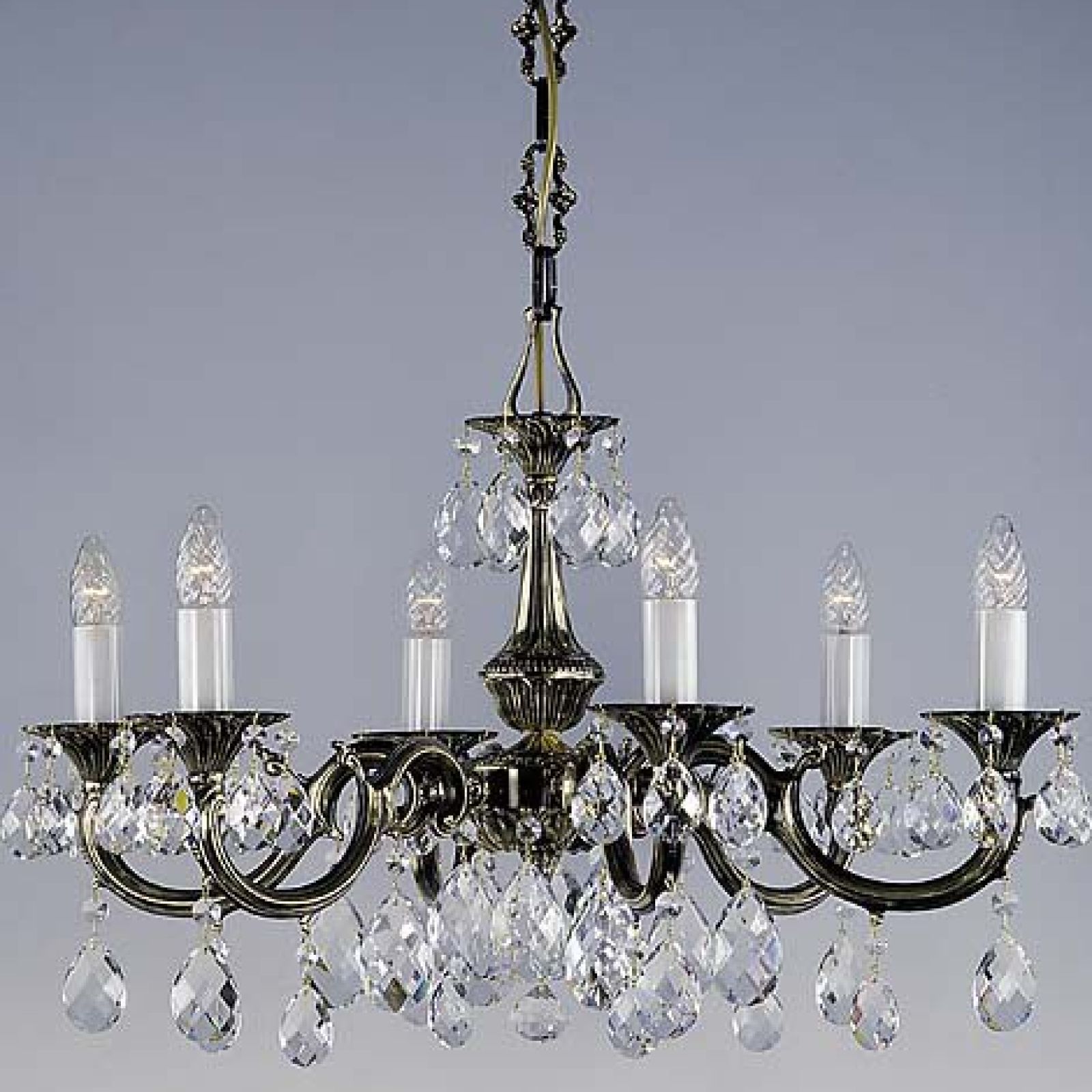 Elegant cast chandelier