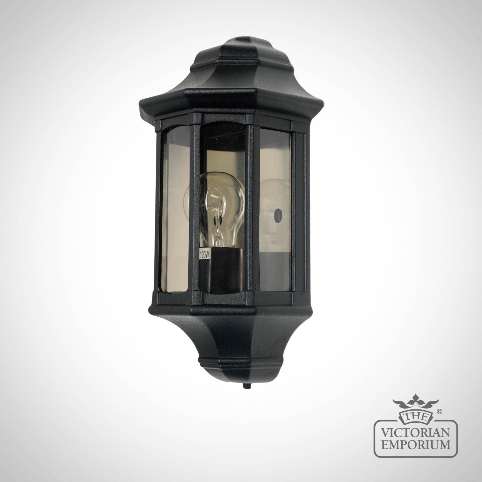 Newbury 1 Light Half Wall Lantern Outdoor Wall Lights