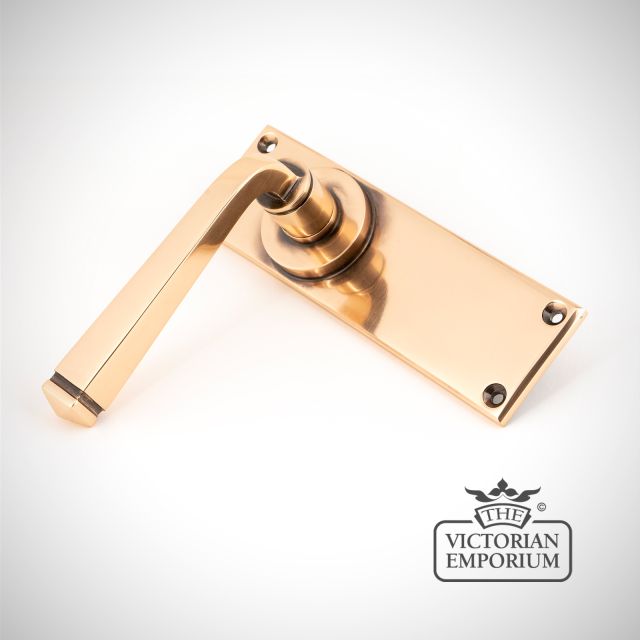 Door Handle Polished Bronze 45788 1