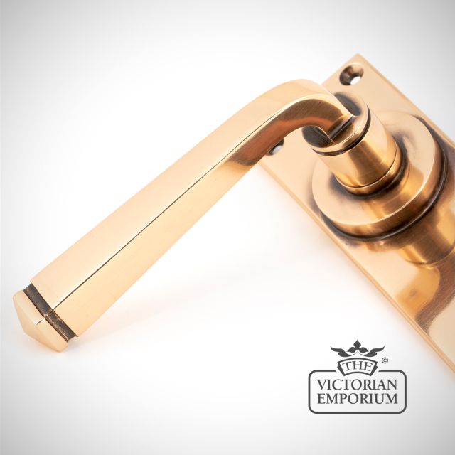 Door Handle Polished Bronze 45788 2