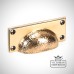 Drawer Pull Aged Brass Hammered 46040 Main