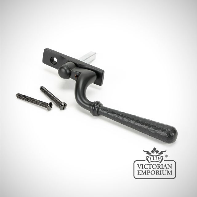 Espag Window Handle Aged Bronze Hammered 45920 2