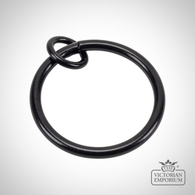 Black curtain ring