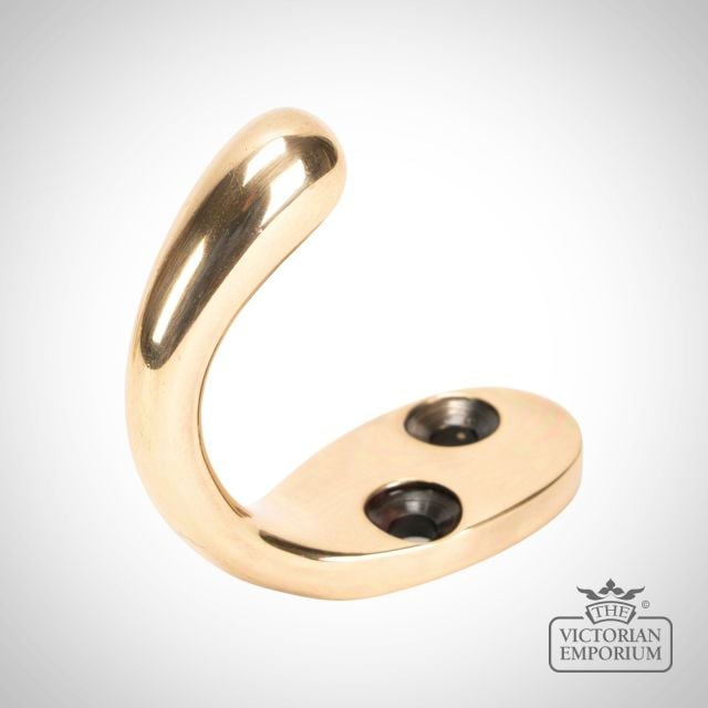 Robe Hook Polished Bronze 46307 Main