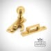 Sash hook-fastener-polished brass-45935 main