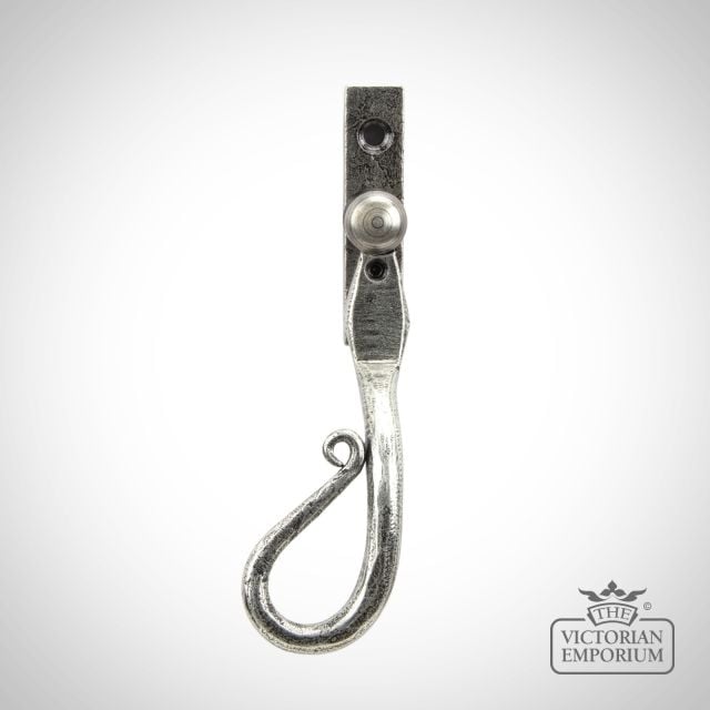 Pewter 16mm Shepherd’s Crook Espagnolette - Left or Right handed