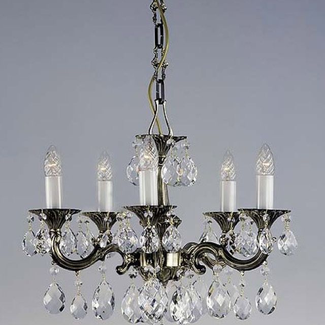 Small cast antique chandelier