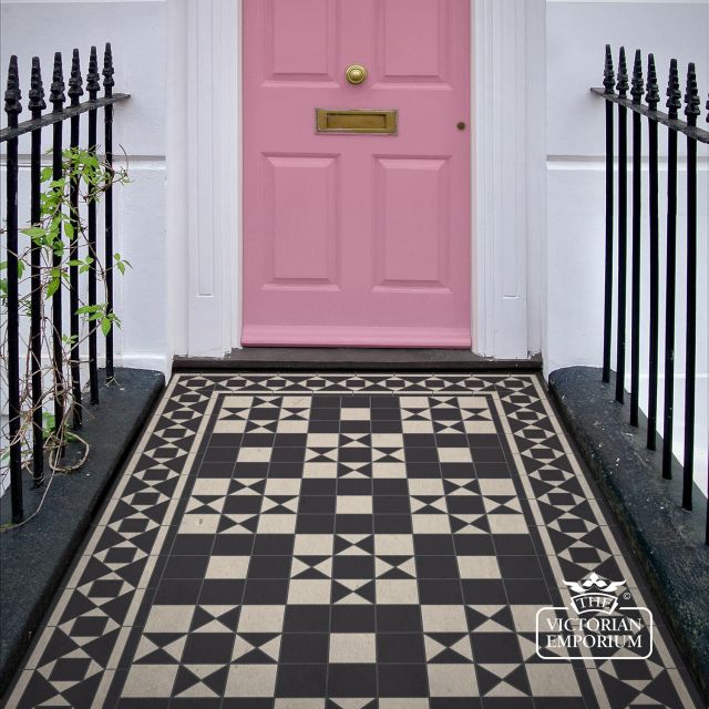Victorian Mosaic Floor Tiles Insitu Dover
