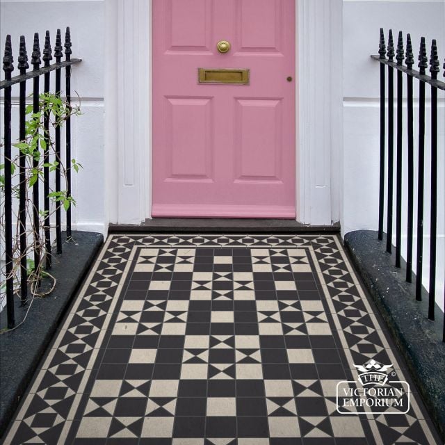 Victorian Mosaic Floor Tiles Insitu Dover
