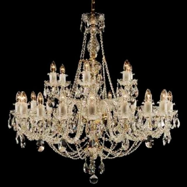 Large ornate chandelier