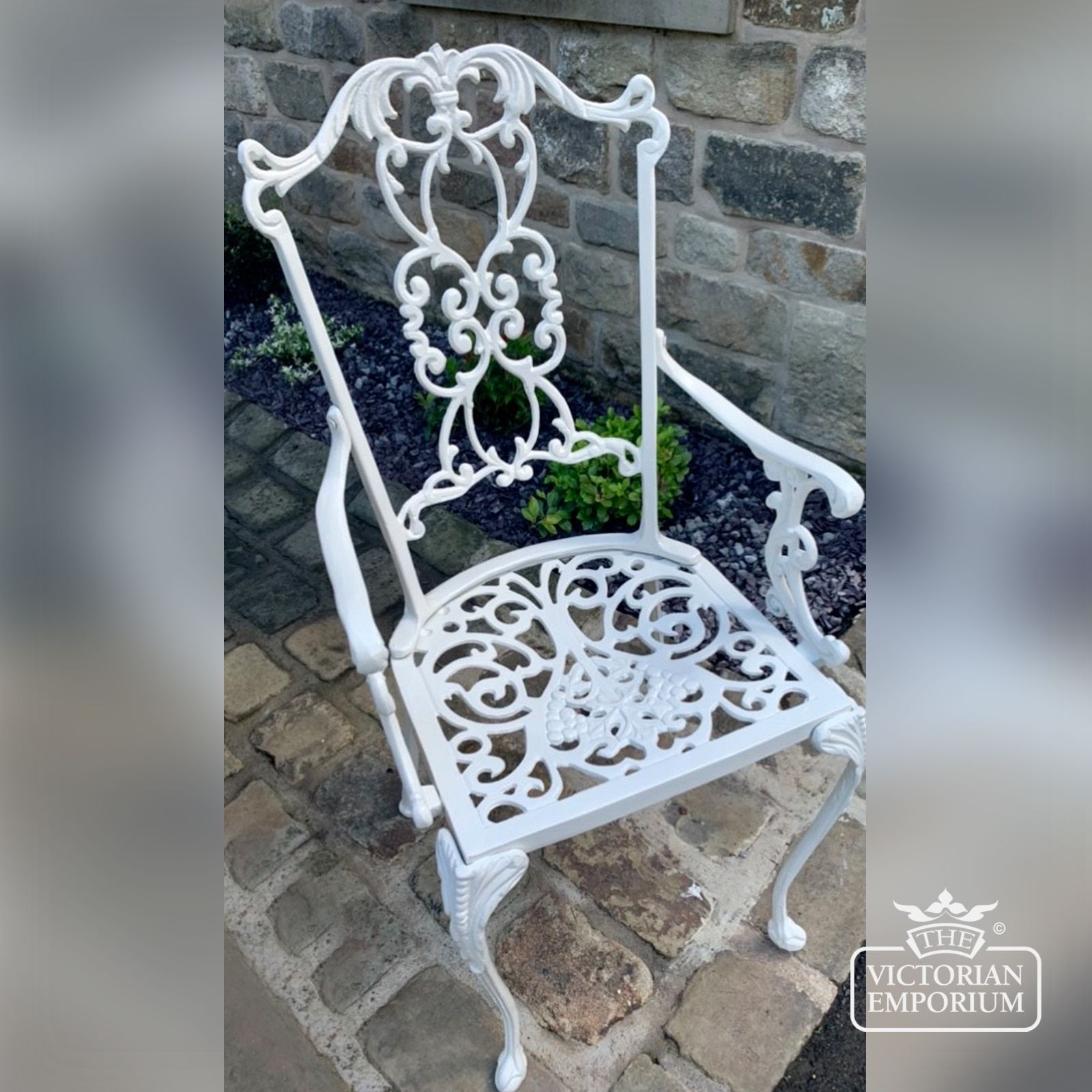 Victorian High Back Carver Garden Chair - with or without arms