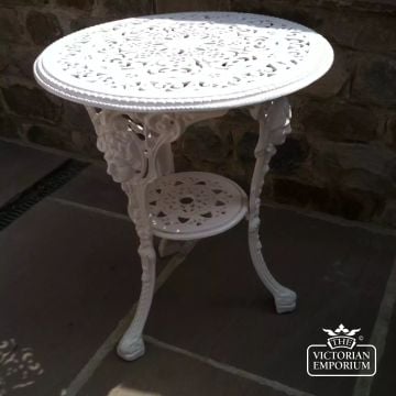 Victorian Cast Outdoor Garden Table With Lady's Head Design